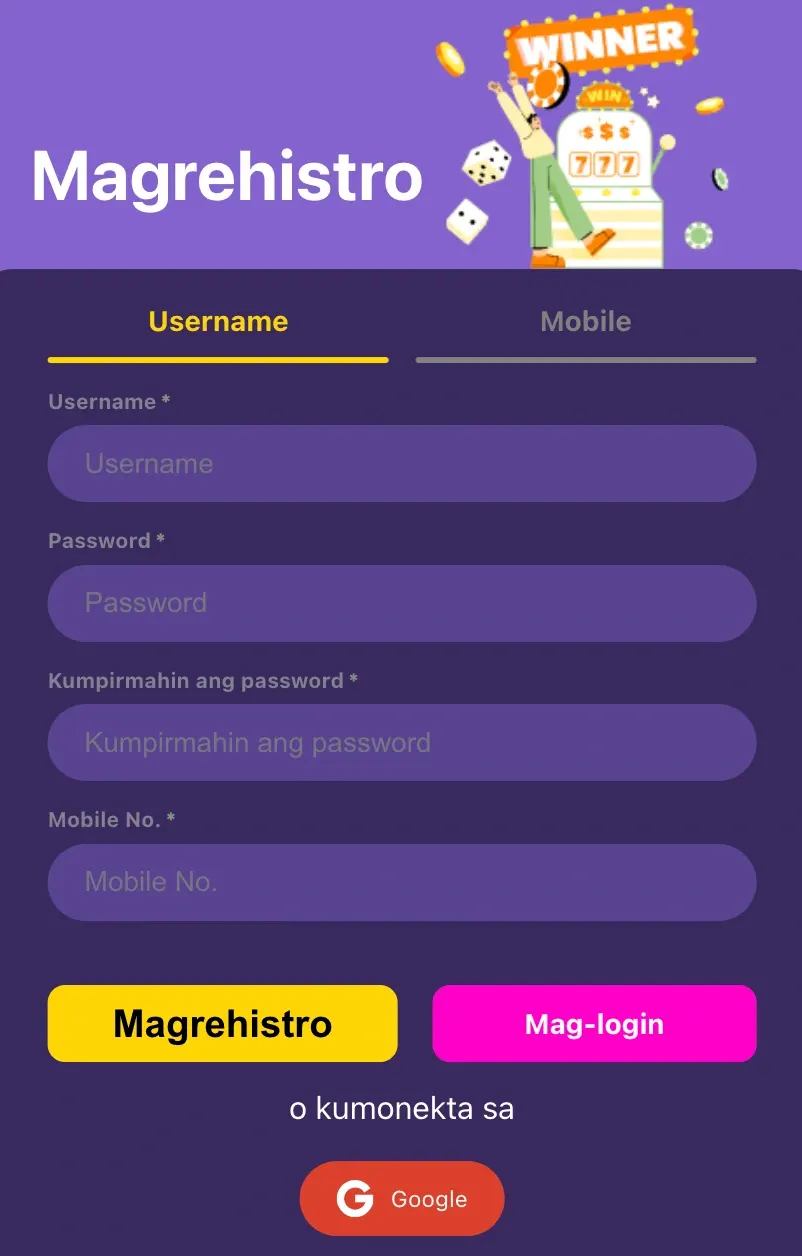 lovejili mobile registration guide